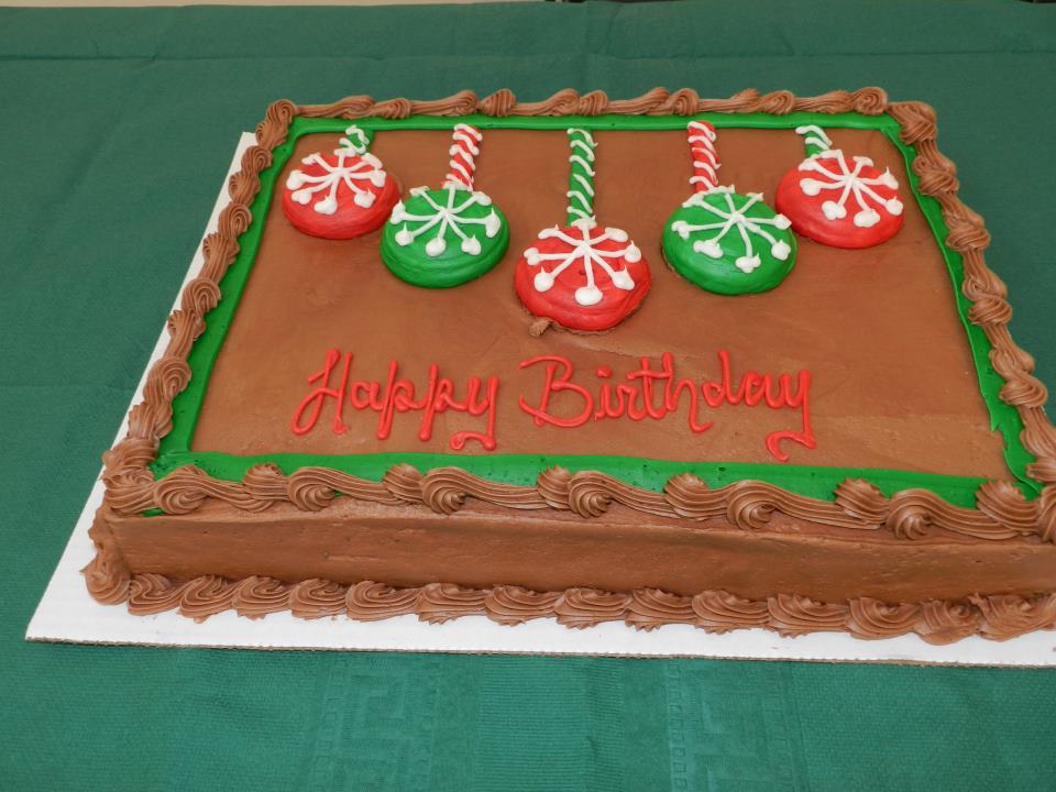 December Birthday Cakes